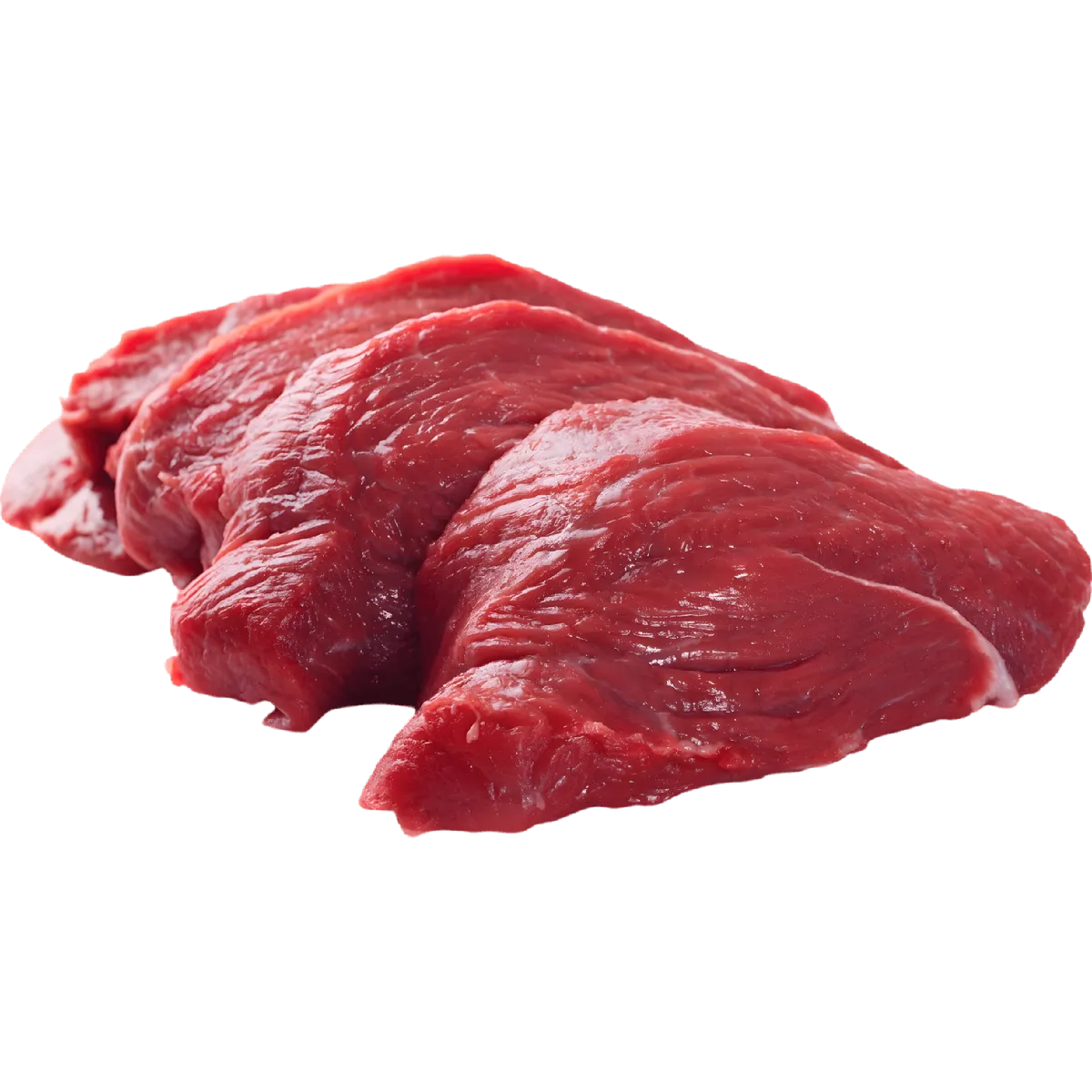 Tranches de macreuse de boeuf surgelée, viande fraîche pour cuisson lente, parfaite pour recettes braisées au goût profond.